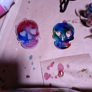 Resin tumblers water bottles cups alcohol ink colors